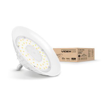 Фото LED Светильник подвесной ХайБэй VIDEX 50W 5000K 24368,
