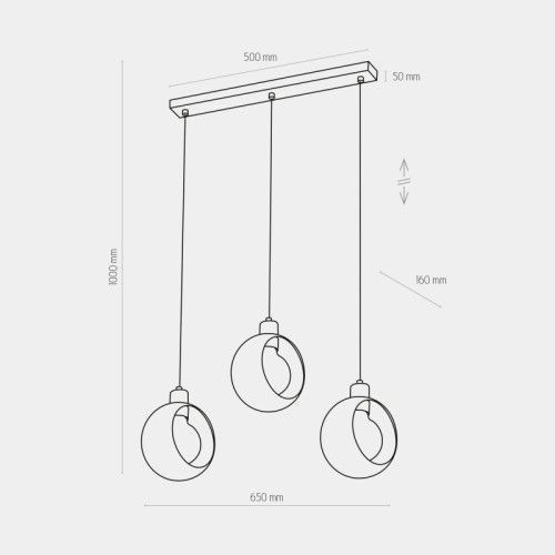 Фото Люстра подвесная TK-Lighting cyklop black 2753 черный 2753,
