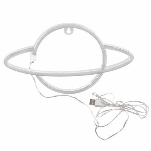 Фото Світильник Goldlux 327123 Neon Planet Led 1x3W USB 5V DC 1A IP20 Wh 91598,