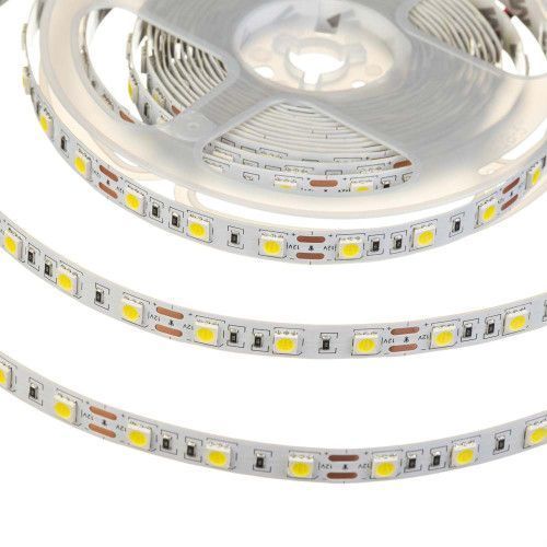 Фото Светодиодная лента белая 12V smd5050 60LED/м IP20 1015432,