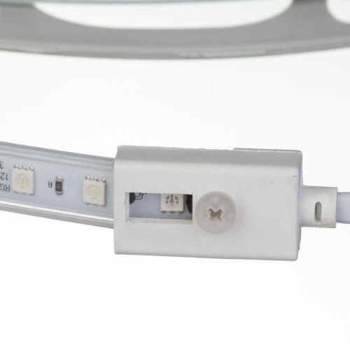 Фото Світлодіодна стрічка AVT 60LED/м RGB 220V герметична smd5050 8Вт/м IP65 15х7mm 1022501,