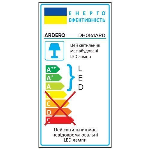 Фото Архітектурний світлодіодний накладний світильник Ardero DH0161ARD 7Вт 3000K чорний 80634,