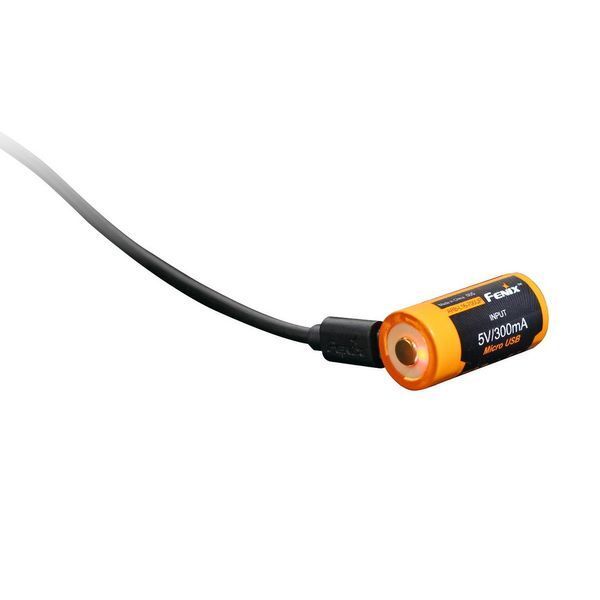 Фото Акумулятор 16340 Fenix 700 UP mAh Li-ion micro usb зарядка ARB-L16-700UP,