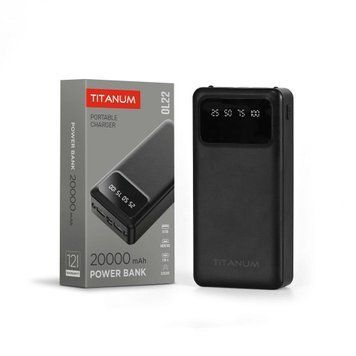 Фото Повербанк 20000mAh TITANUM OL22 Black 27480,