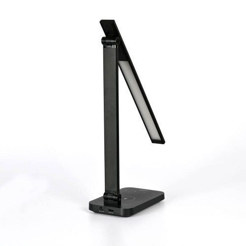 Фото LED настольная лампа с беспроводной зарядкой VIDEX VL-TF17B 18W 1800-6500K 27467,