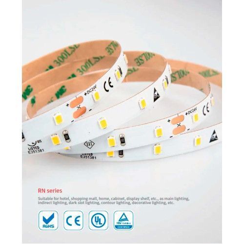 Фото LED стрічка RISHANG 120-2835-12V-IP20 8,6W 122Lm Blue 5м (RN08C0TA-B-B) 2555,