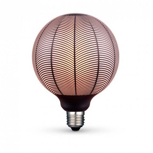 Фото LED лампа VIDEX Filament VL-DG125BN 6W E27 1800K Black Magician pine needles 27619,