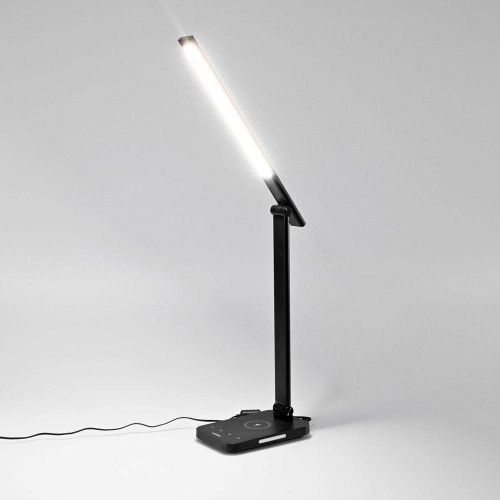 Фото LED настольная лампа с беспроводной зарядкой VIDEX VL-TF17B 18W 1800-6500K 27467,
