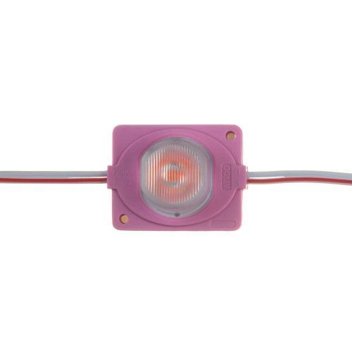 Фото Светодиодный инжекторный модуль 12 V розовый smd3030 1led 1.5 W IP65 1019179,