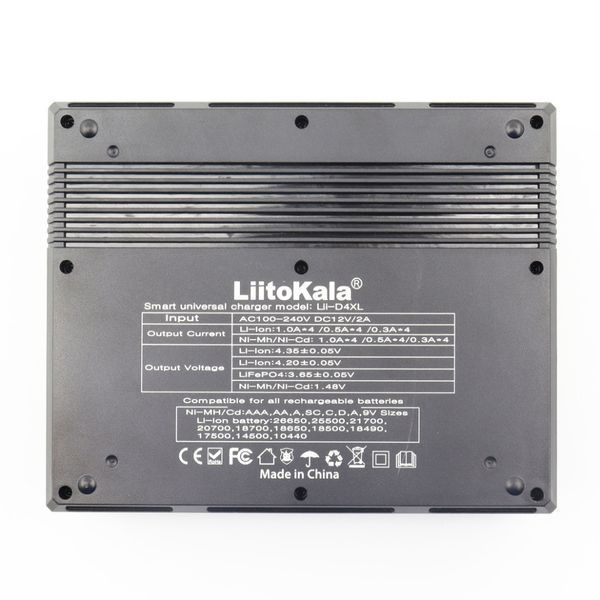 Фото Універсальний зарядний пристрій LiitoKala Lii-D4XL EU на 4 канали Lii-D4XL,