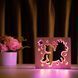Фото Светильник ночник ArtEco Light с дерева LED "Очаровательный единорог" с пультом и регулировкой цвета, двойной RGB 1020388, вид 6,