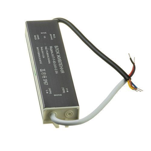 Фото Led блок питания AVT 24V (герметичный) 2,5А 60Вт AVT 1019886,