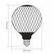 Фото LED лампа VIDEX Filament VL-DG125BP 6W E27 1800K Black Magician net 27618, вид 3,