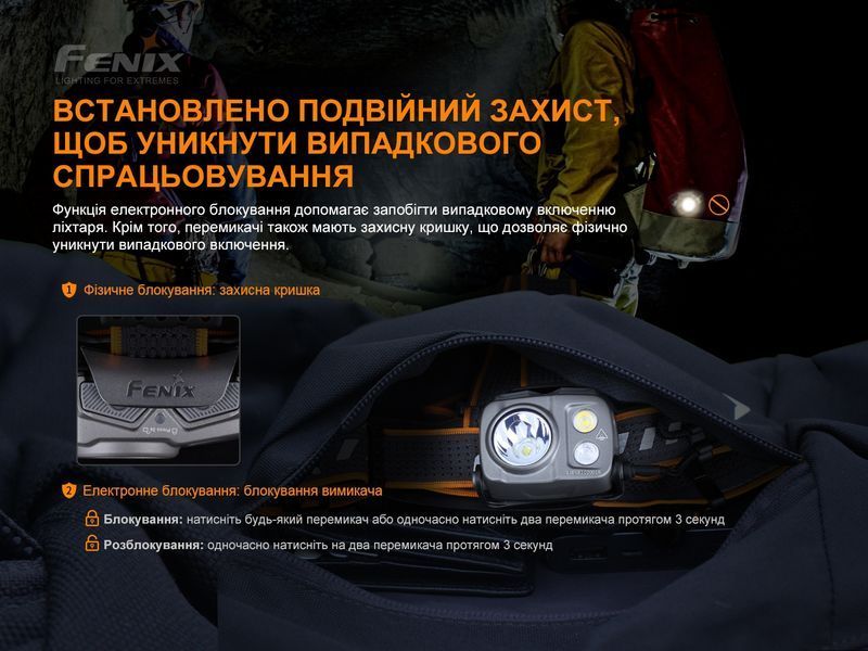 Фото Ліхтар налобний Fenix HP25R V2.0 HP25RV20,