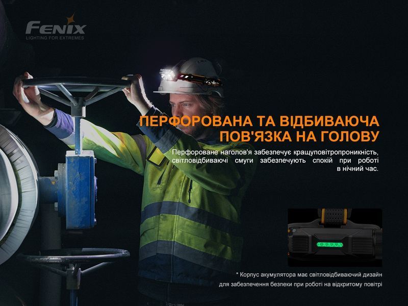 Фото Ліхтар налобний Fenix HP25R V2.0 HP25RV20,
