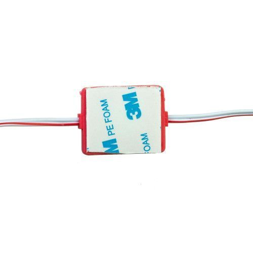 Фото Світлодіодний інжекторний модуль 12 V червоний smd3030 1led 1.5 W IP65 1019176,