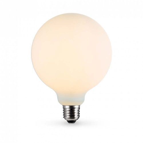 Фото LED лампа VIDEX Filament VL-DG125MO 7W E27 3000K Porcelain dimmable 27621,