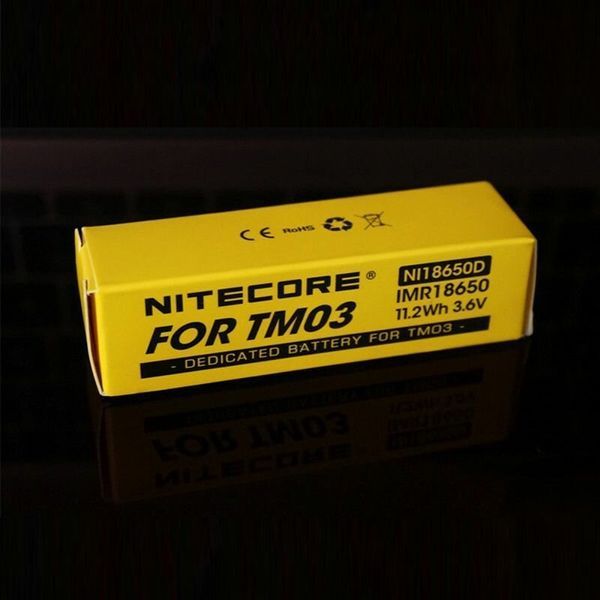 Фото Аккумулятор литиевый Li-Ion IMR 18650 Nitecore NI18650D 3.6V (для фонаря TM03), защищенный 6-1198_nl,