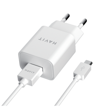 Фото Зарядний пристрій HAVIT HV-ST111 USB з кабелем Micro USB, USB, Micro USB 27336,