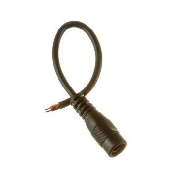 Фото Коннектор для светодиодной ленты с проводом 12V mini jack 5,5mm "мама" 1017801,