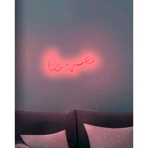 Фото Світильник Goldlux 327116 Neon Love Led 1x3W USB 5V DC 1A IP20 Wh 91597,