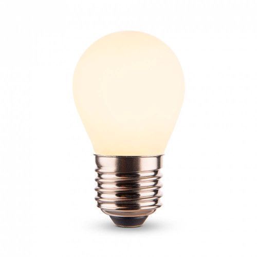 Фото LED лампа VIDEX Filament VL-DG45MO 4W E27 3000K Porcelain dimmable 27624,