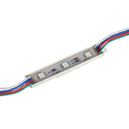 Фото Світлодіодний модуль 12 V RGB smd5050 3led 0.72 W IP65 1018057,
