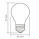 Фото LED лампа VIDEX Filament VL-DG45MO 4W E27 3000K Porcelain dimmable 27624, вид 3,