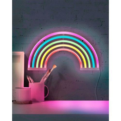 Фото Світильник Goldlux 327130 Neon Rainbow Led 1x3W USB 5V DC 1A IP20 Wh 91599,