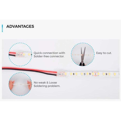 Фото LED лента COLORS 120-2835-12V-IP33 8.8W 1000Lm 6000K 5м (DJ120-12V-8mm-PW) 767,