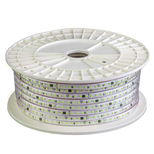 Фото Світлодіодна стрічка зелена 220V герметична AVT smd2835 120LED/м 9Вт/м IP65 11х5.5mm 1022491,