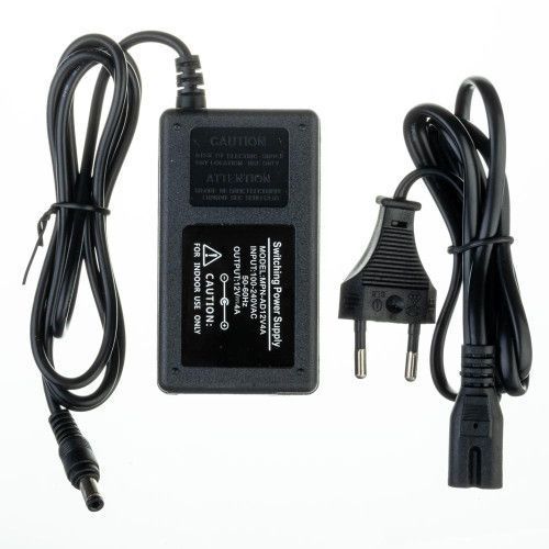 Фото Led блок живлення 12V 3А 36Вт зі штекером і кабелем живлення 1013410,