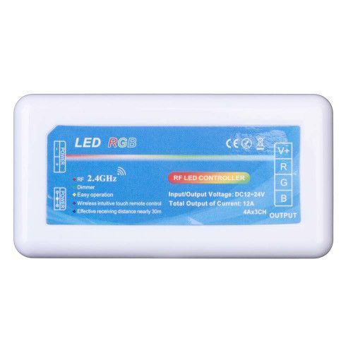Фото RGBW Контроллер RF 12A 2.4G DC12-24V Радио - Сенсорный 6 кнопок 1022748,