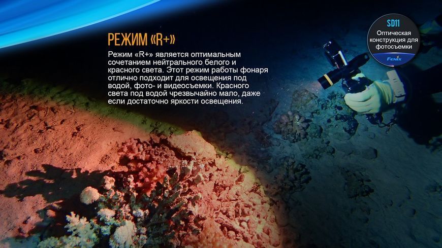 Фото Фонарь дайвинговый Fenix SD11 SD11,