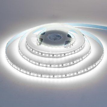 Фото Світлодіодна стрічка холодна біла 12V AVT smd2835 168LED/м IP20 1020720,