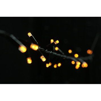 Фото Гірлянда вулична LUMION нитка &laquo;String light&raquo; Flicker 200LED 230V IP44 білий / жовте 10м 4018677,