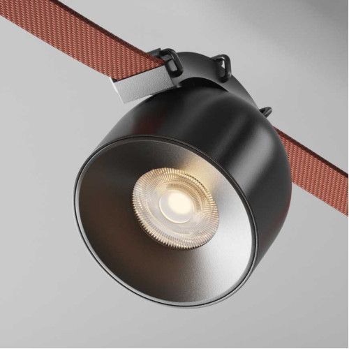 Фото Світильник поворотний 78012-BL08 BK 12W (100мм) для текстильної трекової системи LVS4998,
