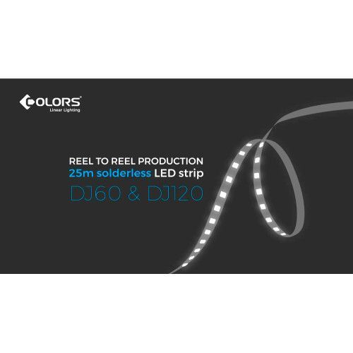 Фото LED лента COLORS 120-2835-12V-IP33 8.8W 1040Lm 4000K 5м (DJ120-12V-8mm-NW) 734,