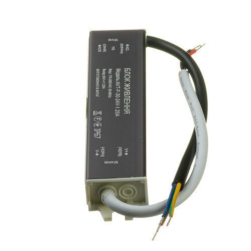 Фото Led блок питания AVT 24V (герметичный) 1.25А 30Вт AVT 1019884,
