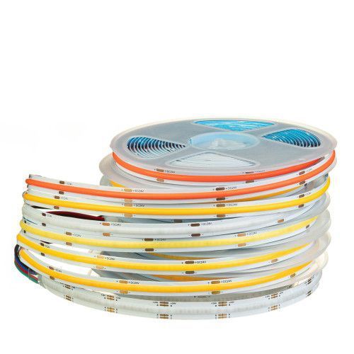 Фото Светодиодная красная лента 12V COB 320LED/м IP20 1022560,