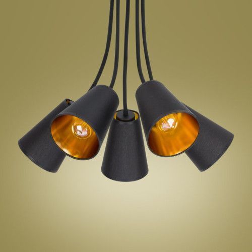 Фото Люстра TK-Lighting wire gold 828 золото 828,