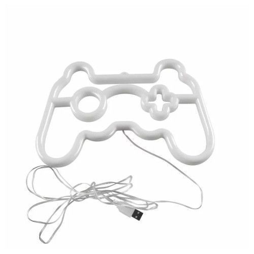 Фото Светильник Goldlux 327161 Neon Gamepad Led 1x3W USB 5V DC 1A IP20 Wh 91602,