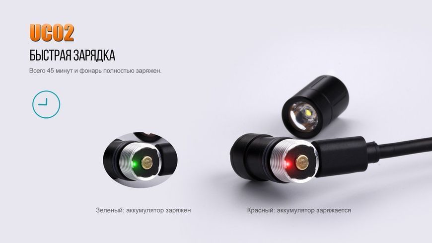 Фото Фонарь ручной Fenix UC02 Purple UC02pr,