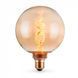 Фото LED лампа VIDEX Filament VL-DNA-G125-A 3.5W E27 1800K Amber 27609, вид 2,