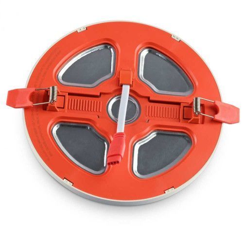 Фото LED светильник встроенный с декоративной подсветкой VIDEX Downlight DL4R 12W+4W 5000K+2700K 220V 27947,