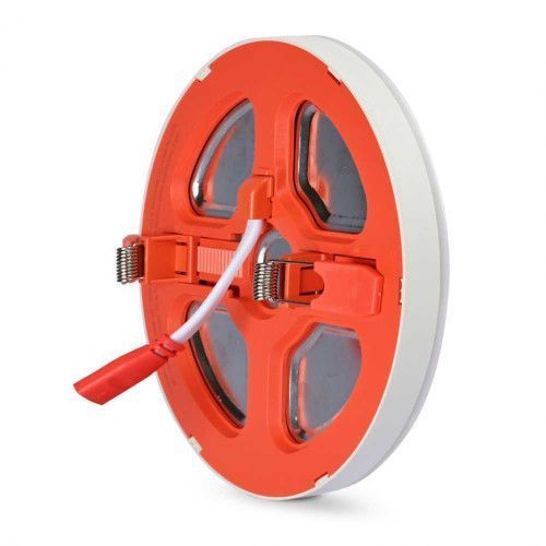 Фото LED светильник встроенный с декоративной подсветкой VIDEX Downlight DL4R 12W+4W 5000K+2700K 220V 27947,