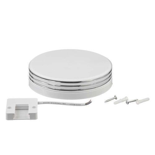 Фото Светодиодный светильник 18 Вт круглый накладной 5000К IP40 Silver 1020693,