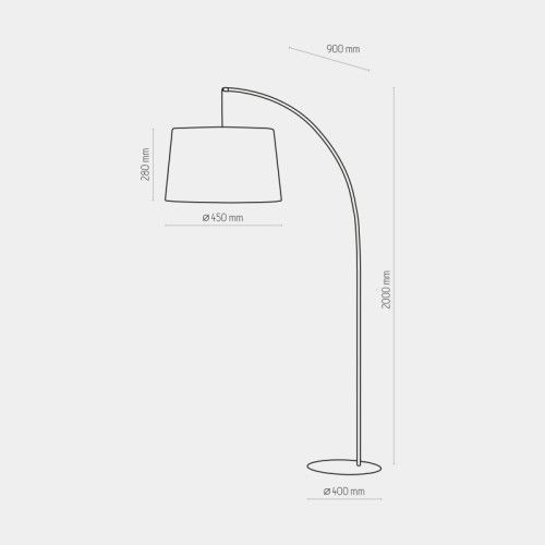 Фото Торшер TK-Lighting hang Чорний 5077 5077,