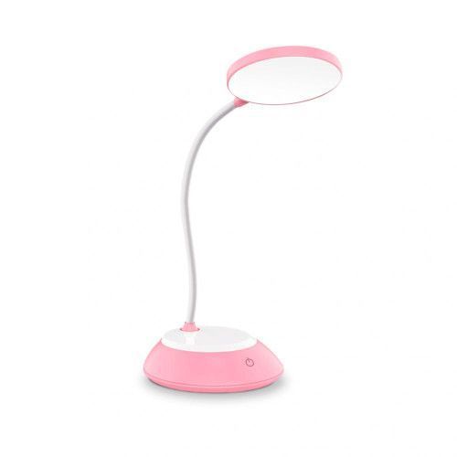 Фото LED лампа настiльна з акумулятором TITANUM TLTF-022P 7W 3000-6500K USB рожева 26845,