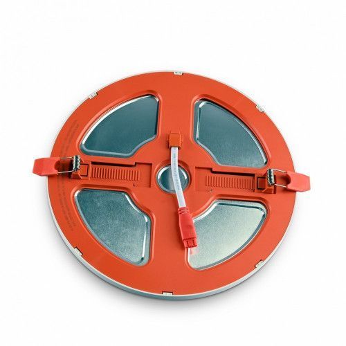 Фото LED світильник вбудований з декоративною підсвіткою VIDEX Downlight DL4R 18W+6W 5000K+2700K 220V 27948,